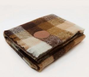 Brown Little Liffner Wool Women's Blanket | GNBDKZ-570
