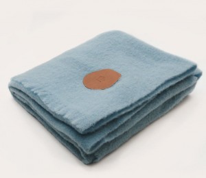 Light Blue Little Liffner Wool Women's Blanket | OAZYDP-681