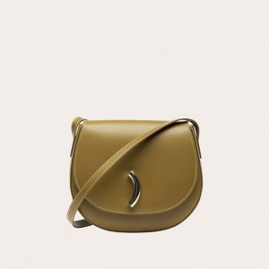 Olive Little Liffner Maccheroni Women's Saddle Bags | TWMHBS-602