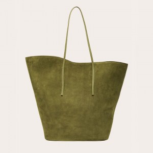 Olive Little Liffner Soft Tulip Women's Tote Bag | PUALYG-864