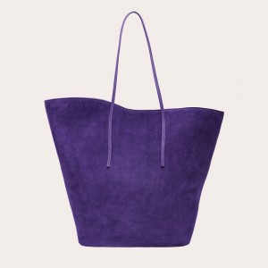 Purple Little Liffner Soft Tulip Women's Tote Bag | YRNJBP-984
