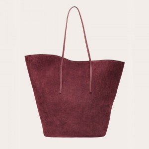 Red Little Liffner Soft Tulip Women's Tote Bag | NHYQZE-974