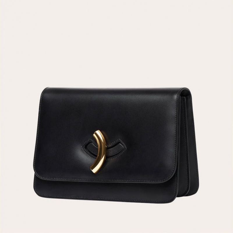 Black Little Liffner Maccheroni Women's Shoulder Bag | ABZUCJ-517