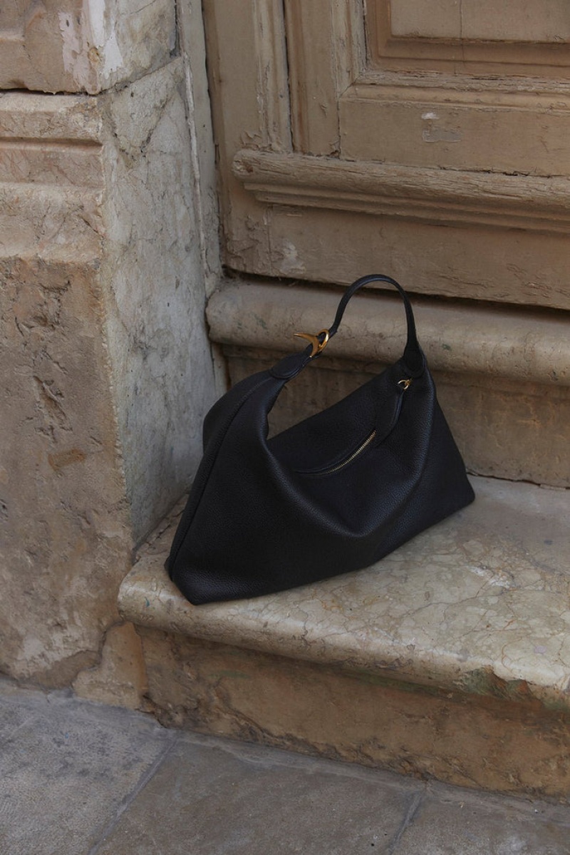 Black Little Liffner Pillow Women's Shoulder Bag | PHYFJV-492