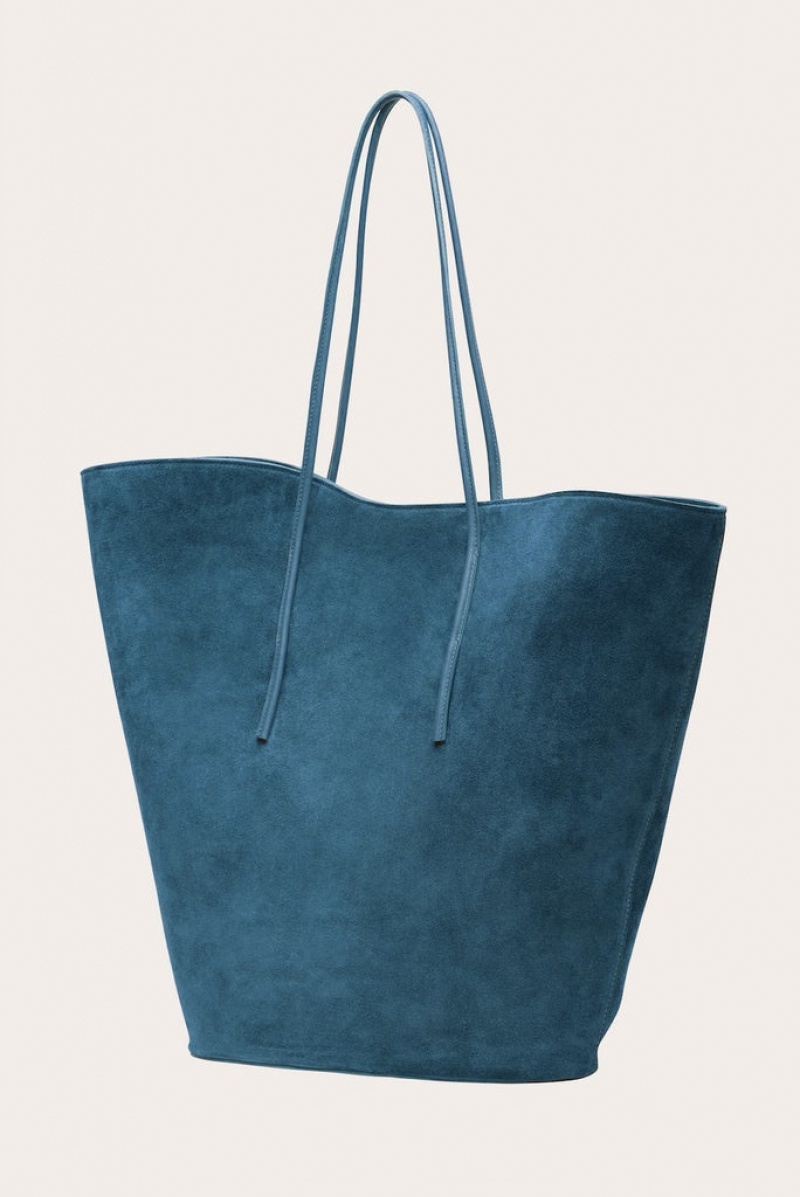 Blue Little Liffner Soft Tulip Women's Tote Bag | RVTFJS-138