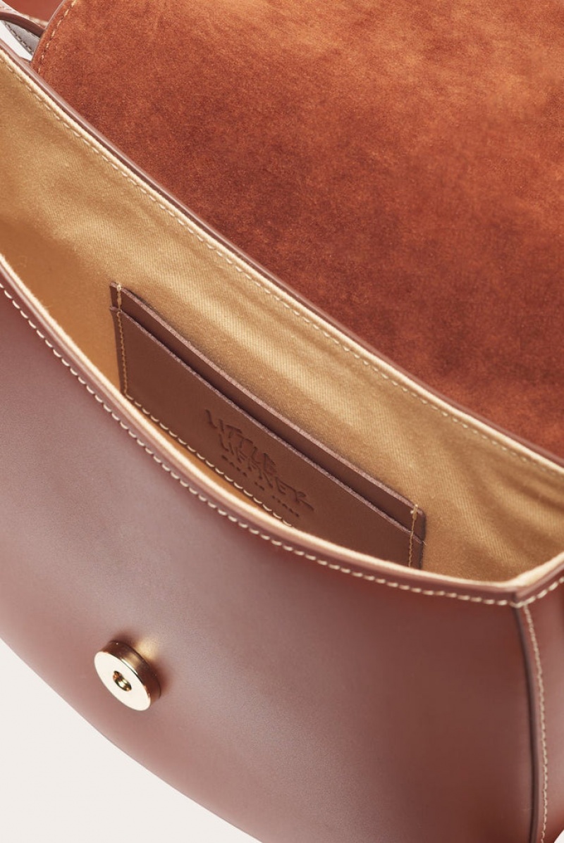 Brown Little Liffner Maccheroni Women's Saddle Bags | SMHKNF-029