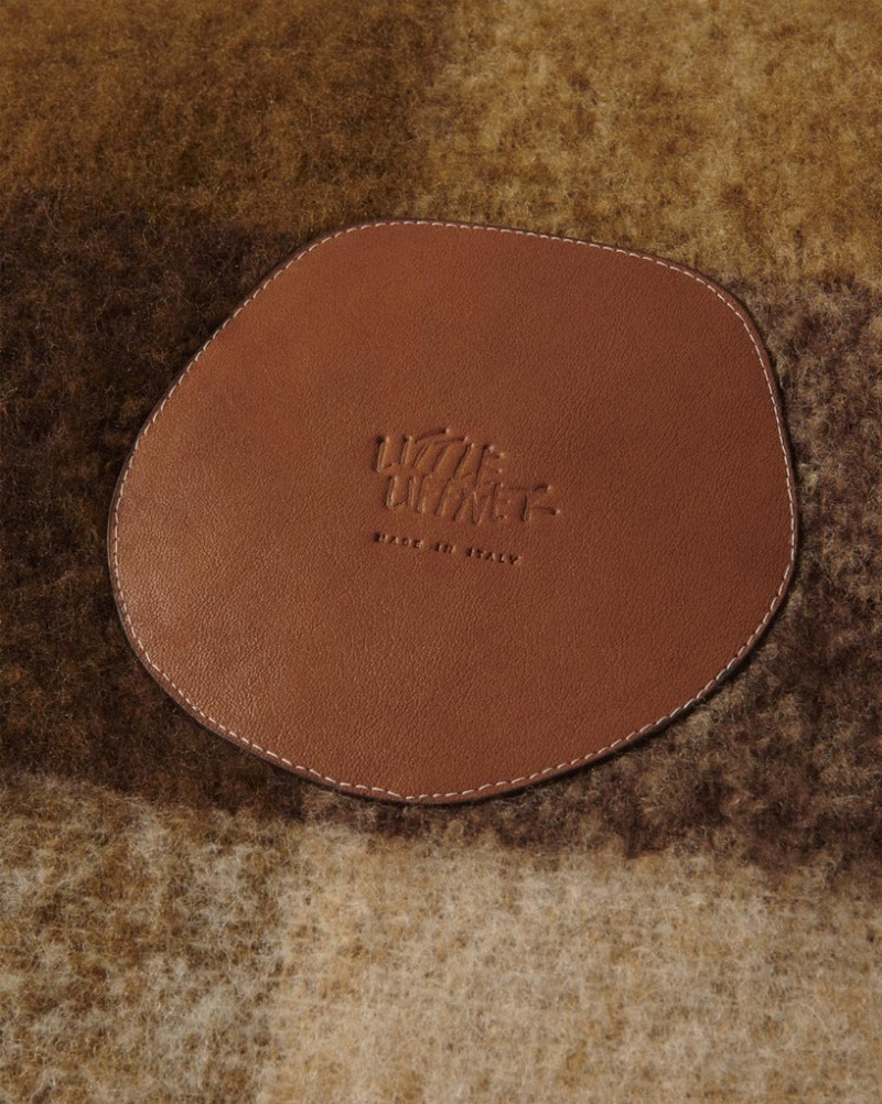 Brown Little Liffner Wool Women's Blanket | GNBDKZ-570