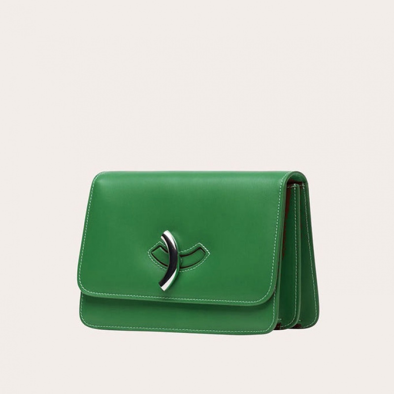 Green Little Liffner Maccheroni Women's Shoulder Bag | IBQREX-513