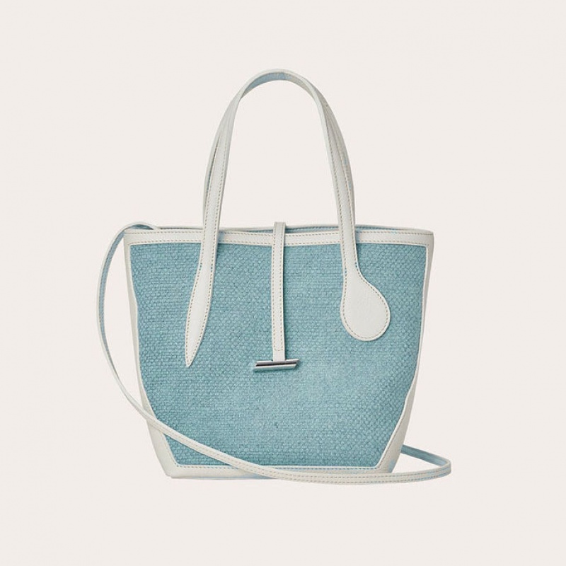 Light Blue Little Liffner Sprout Mini Women\'s Tote Bag | EKWPHN-270