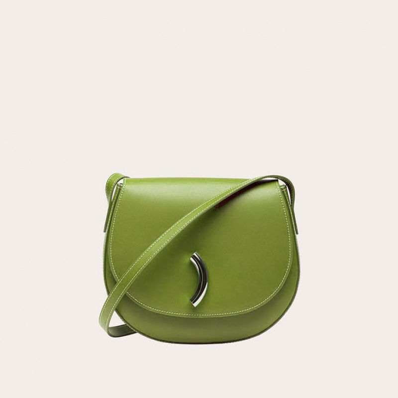 Light Green Little Liffner Maccheroni Women\'s Saddle Bags | QTSADY-036