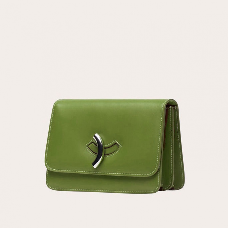 Light Green Little Liffner Maccheroni Women's Shoulder Bag | XHZMFU-641