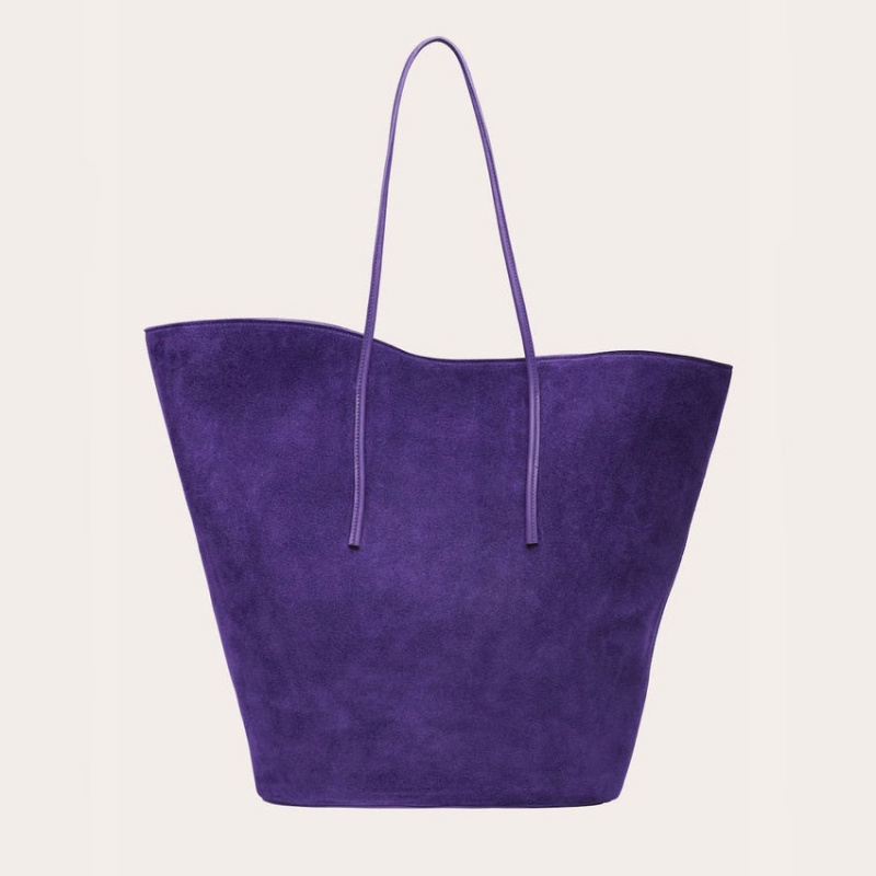 Purple Little Liffner Soft Tulip Women\'s Tote Bag | YRNJBP-984