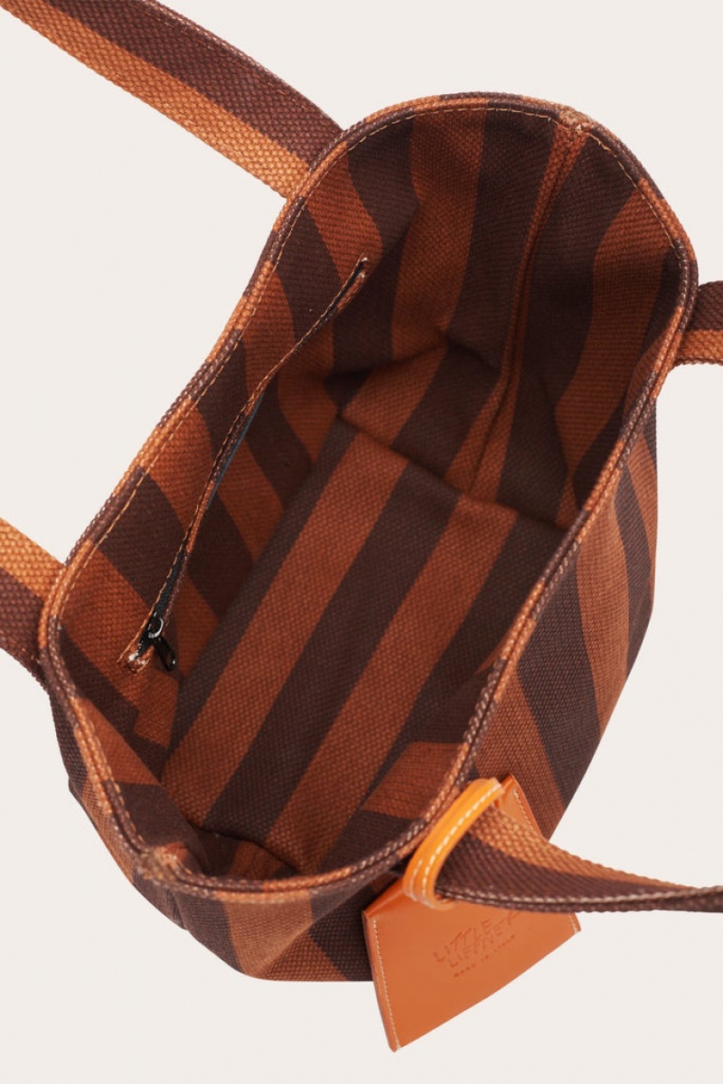 Stripes Little Liffner Mini Women's Tote Bag | TMESNP-718